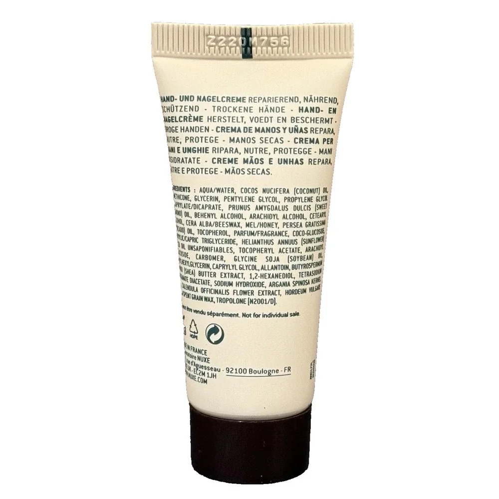 2x NUXE Paris Reve de Miel Hand & Nail Cream, Nourishing, Travel 15 mL each, New
